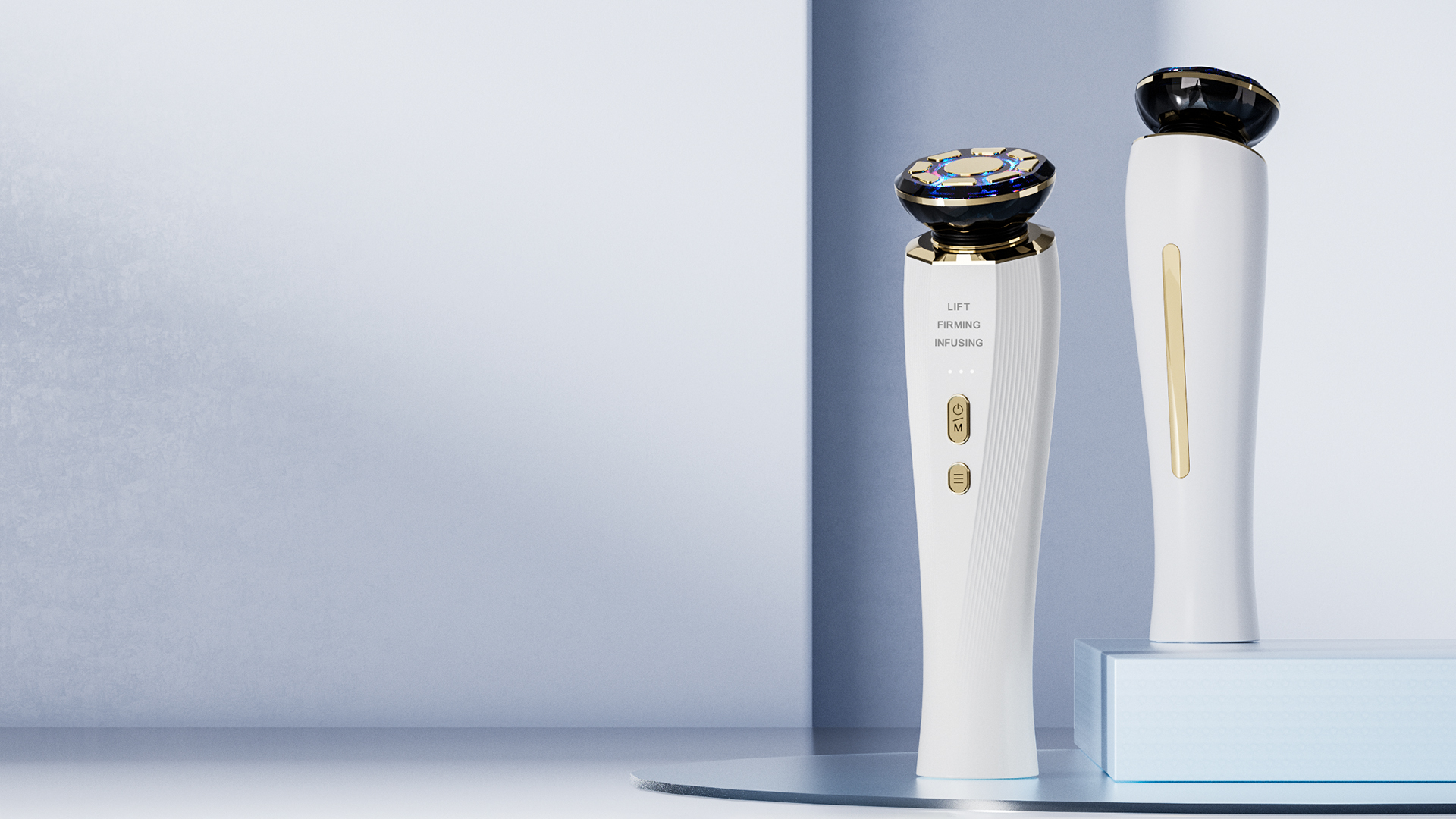 JC-F2C15 aparelho facial RF EMS LED